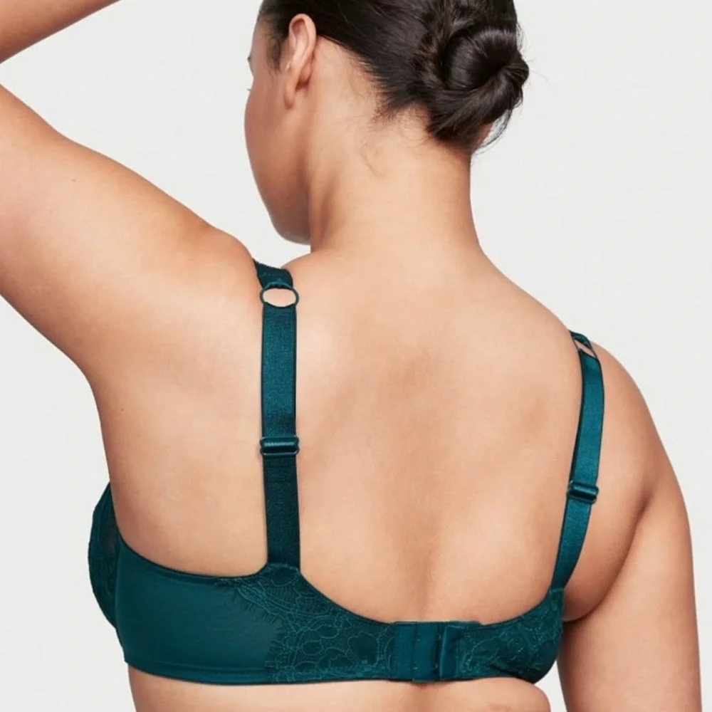 NWT! Victoria Secret Green Lace Bra_3